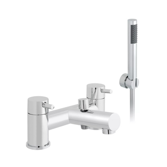 VADO INFINITA TARIS DECK BATH SHOWER MIXER TAP & SHOWER KIT CHROME £199 - RRP £370