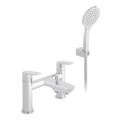 VADO INFINITA LIVO PHOTON DECK BATH SHOWER MIXER TAP & SHOWER KIT CHROME £199 - RRP £345