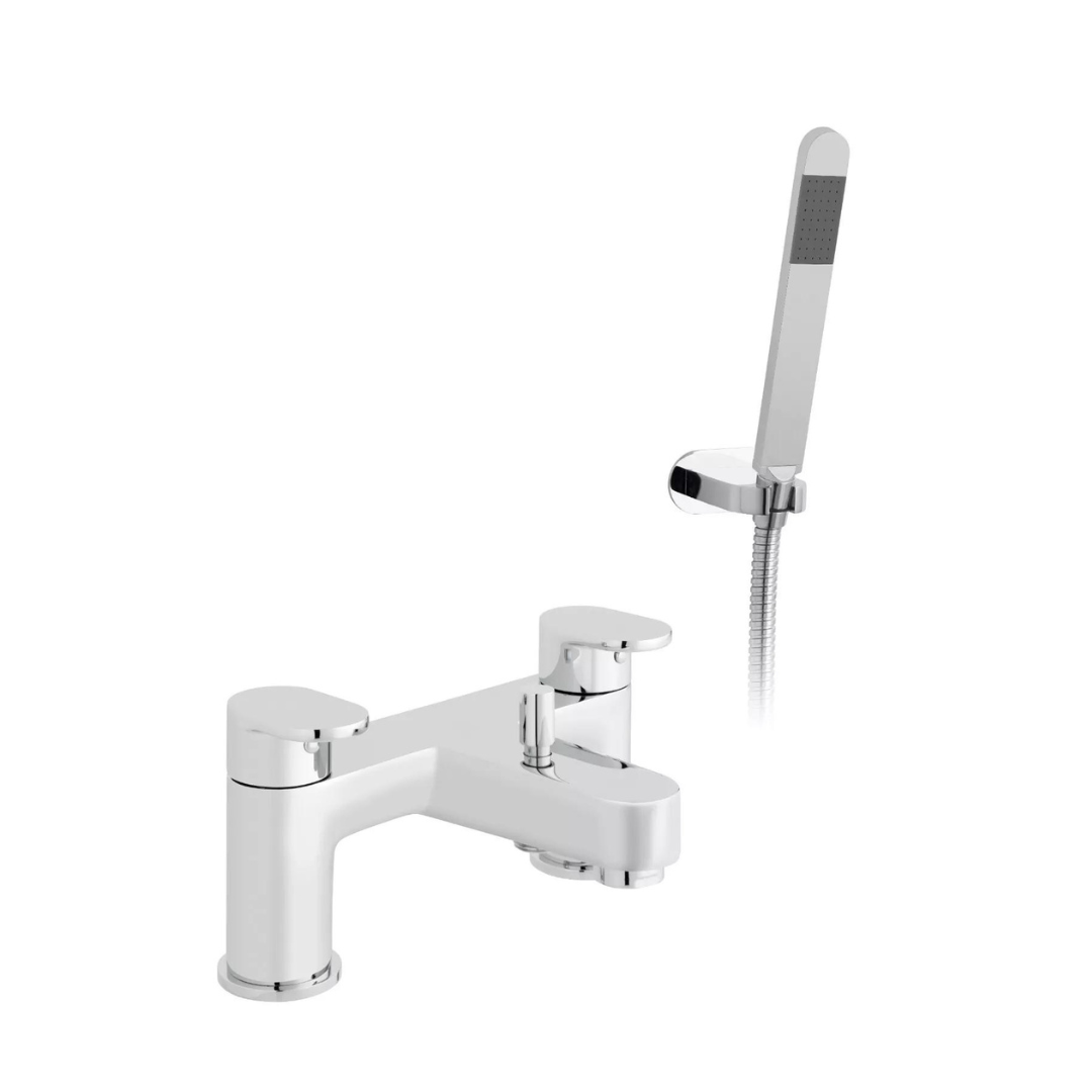 VADO INFINITA PELLA DECK BATH SHOWER MIXER TAP & SHOWER KIT CHROME £199 - RRP £325