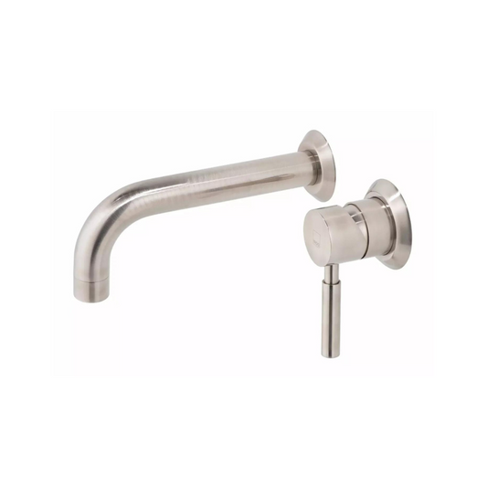 VADO ORIGINS 2 HOLE WALL MOUNTED BASIN MIXER TAP BRUSHED NICKEL £235 - RRP £545