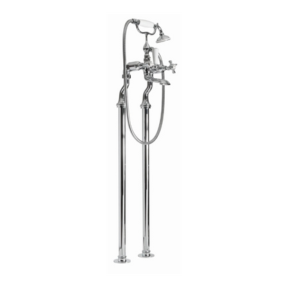 VADO WENTWORTH CHROME TRADITIONAL FREE STANDING BATH SHOWER MIXER TAP £779 - RRP £1350