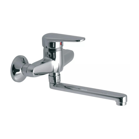 VADO COMMERCIAL WALL MOUNTED KITCHEN SINK MIXER LEVER TAP CHROME £99 - RRP £142