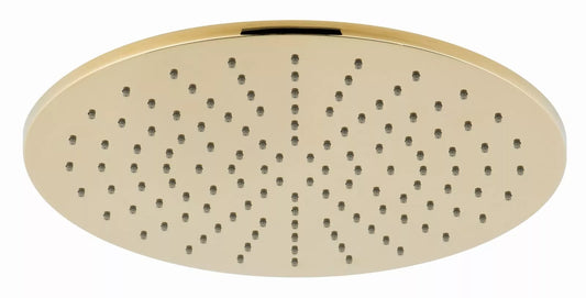 VADO INDIVIDUAL 300MM ROUND RAIN SHOWER HEAD BRIGHT GOLD £199 - RRP £440