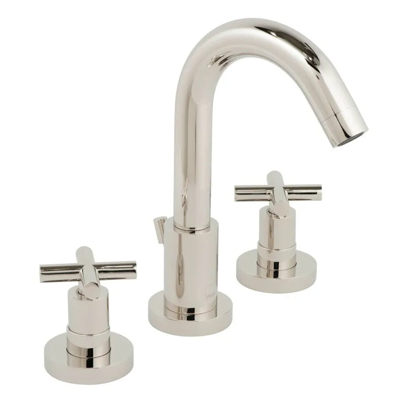 VADO ELEMENTS 3 TAP HOLE  DECK MOUNTED BASIN MIXER TAP &  POP UP WASTE BRIGHT NICKEL £245 - RRP £575