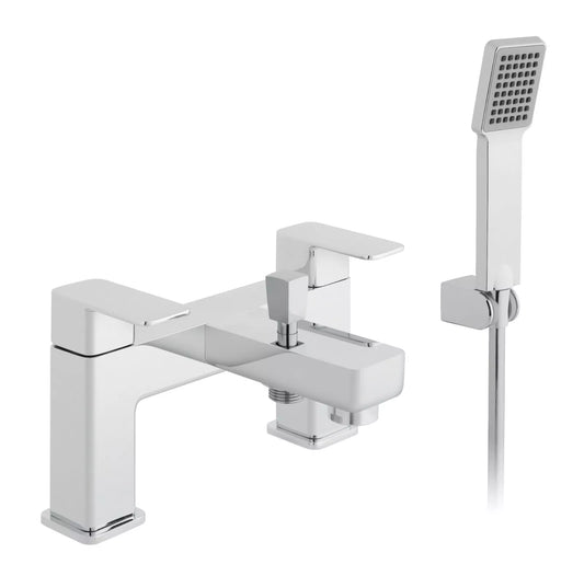 VADO INFINITA DARYA PHASE DECK BATH SHOWER MIXER TAP & SHOWER KIT CHROME £199 - RRP £345