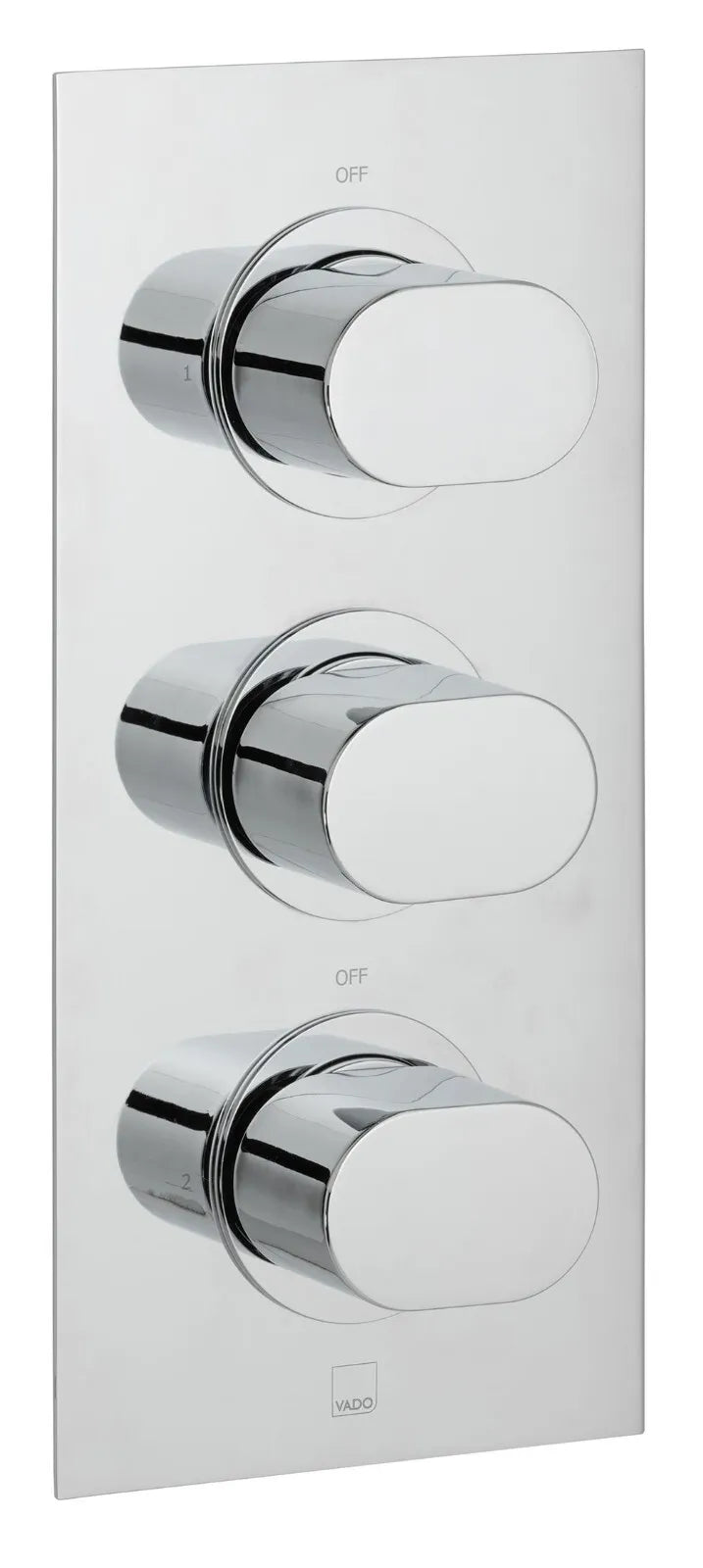 VADO LIFE 3 HANDLE 2 OUTLET CONCEALED THERMOSTATIC SHOWER VALVE £375 - RRP £595