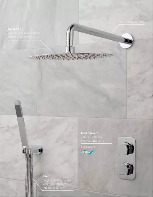 VADO TABLET KOVERA 2 OUTLET HORIZONTAL THERMOSTATIC SHOWER VALVE £475 - RRP £795