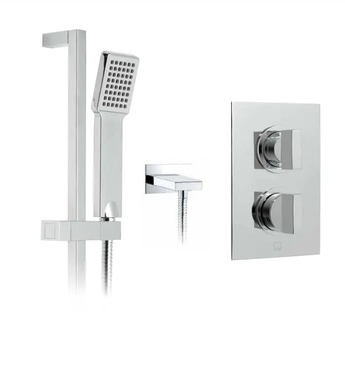 VADO NOTION 1 OUTLET COMPLETE THERMOSTATIC SHOWER  VALVE & SHOWER KIT £395 - RRP £795