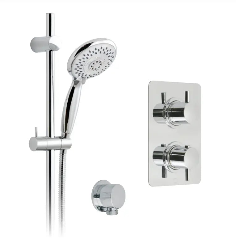 VADO CELSIUS 1 OUTLET COMPLETE THERMOSTATIC SHOWER VALVE & SHOWER KIT £395 -RRP £795