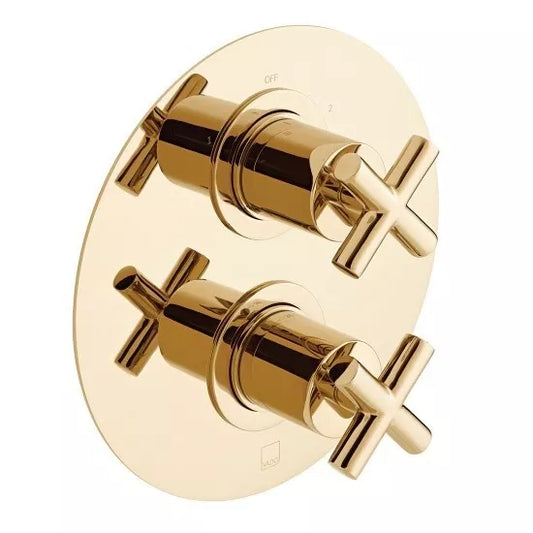 VADO ELEMENTS 2 OUTLET THERMOSTATIC GOLD SHOWER VALVE £375- RRP £825