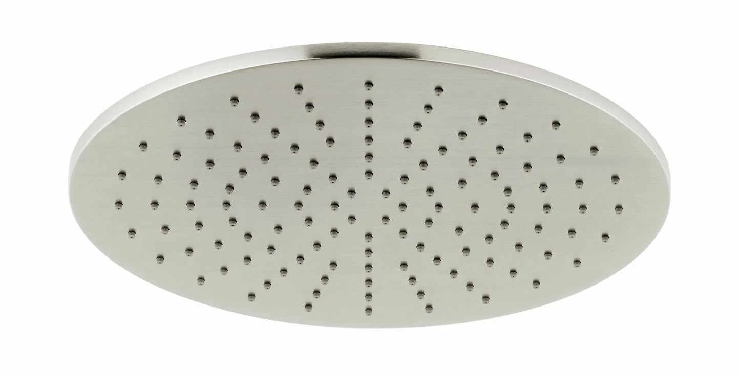 VADO INDIVIDUAL 250MM ROUND SHOWER HEAD BRUSHED NICKEL £165 - RRP £375