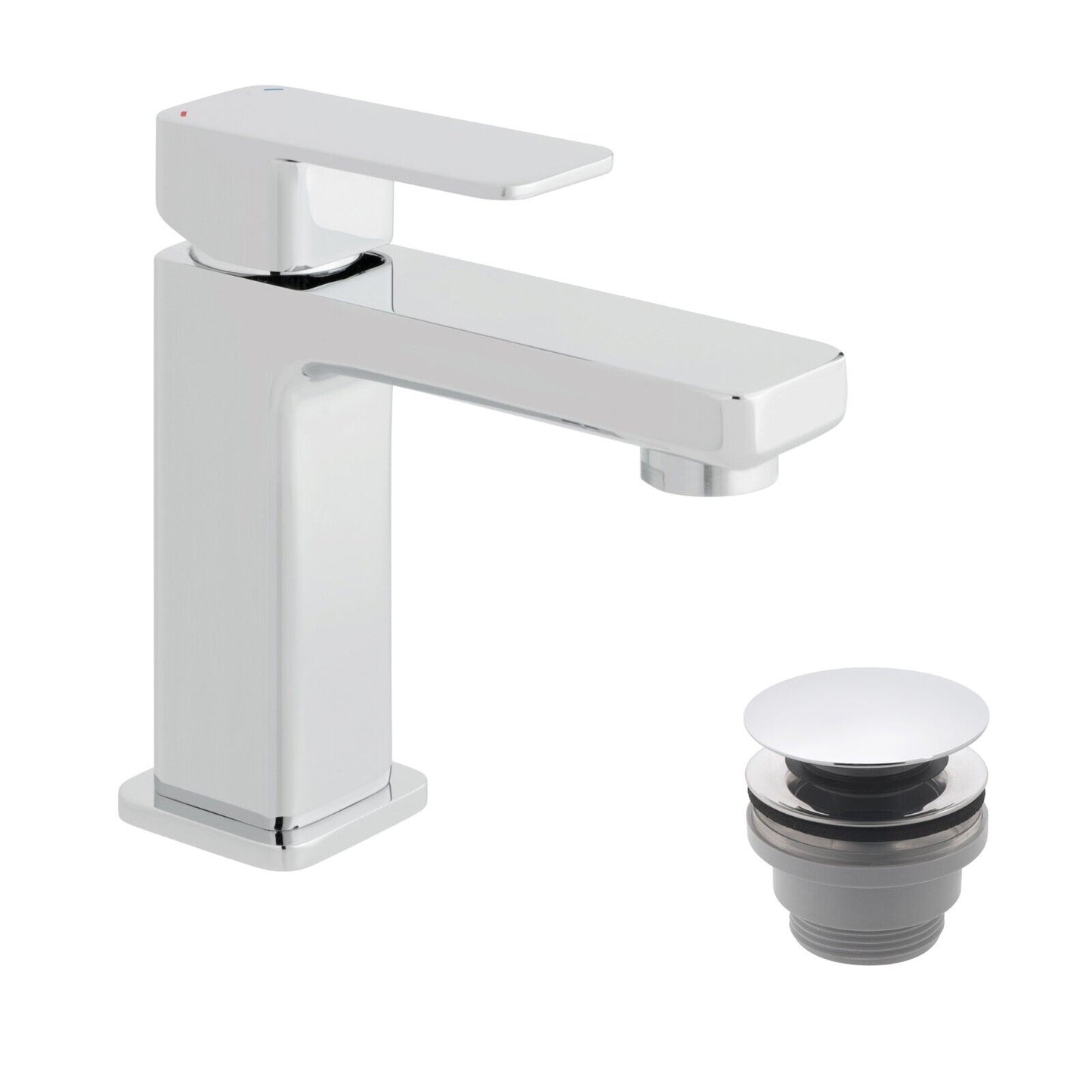 VADO INFINITA DARYA MINI MONO BASIN MIXER TAP & CLICK WASTE CHROME £155 - RRP £280