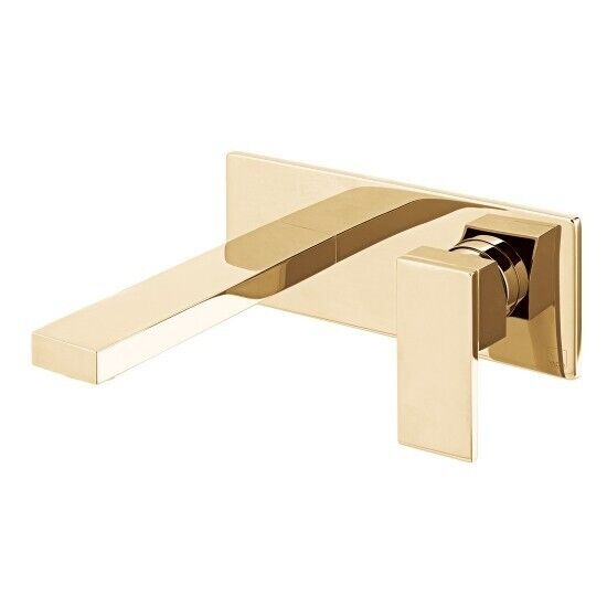 VADO NOTION BRIGHT GOLD 2 HOLE WALL MOUNTED BASIN MIXER £260 - RRP £595