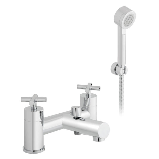 VADO INFINITA STEM ELEMENTS DECK BATH SHOWER MIXER TAP & SHOWER KIT CHROME £199 - RRP £375